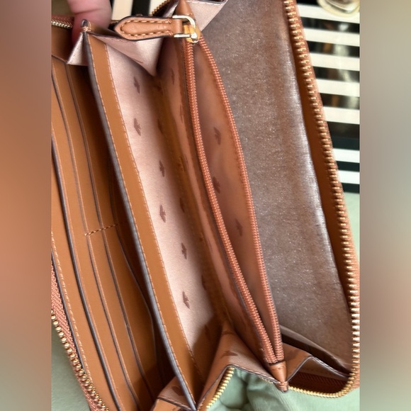 Kate Spade Leila Large Continental Wallet Warm Gingerbread NWT - Picture 8 of 13